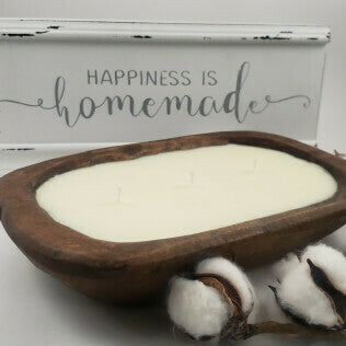 Hand Carved Dough Bowl - Fall & Winter Collection