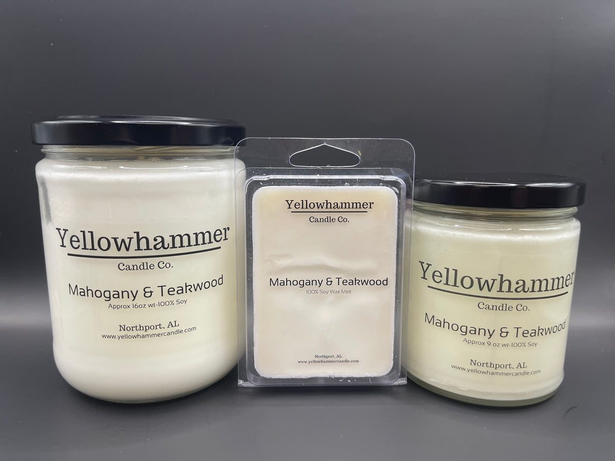 Mahogany & Teakwood Yellowhammer Candle Co.